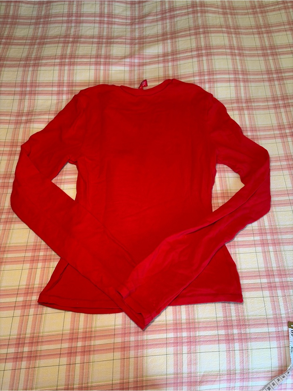 Skims Red Basic Long Sleeve - Picture 5 of 5
